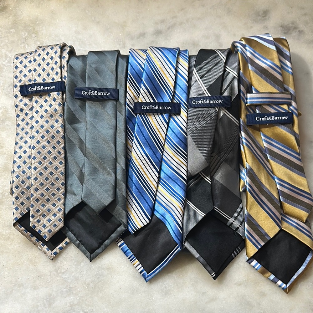 Croft & Barrow Men's Tie Set - Multicolor
